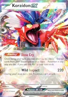 Pokémon TCG ha anunciado el regreso de los Pokémon EX y ha mostrado a  Koraidon y Miraidon EX