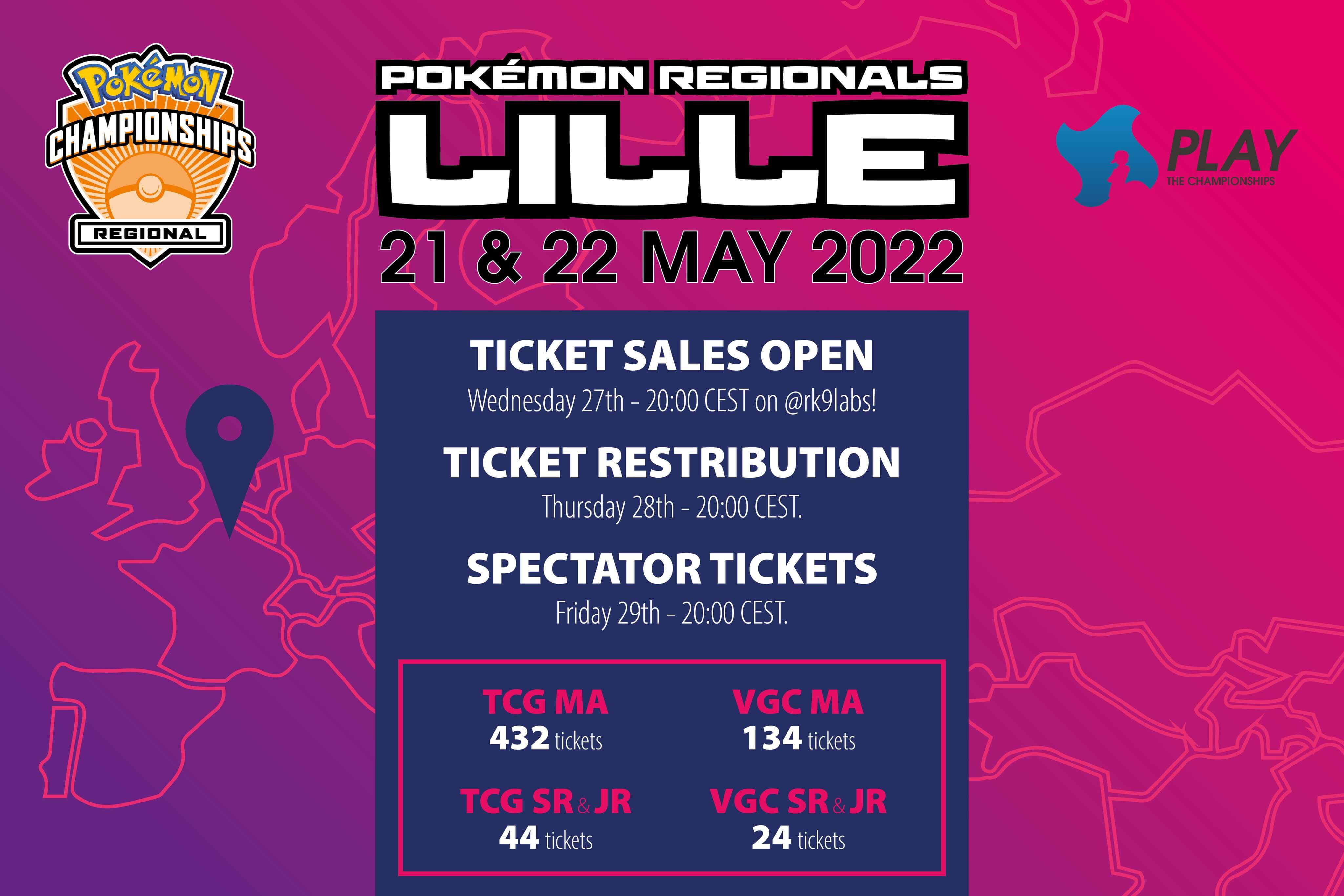 Pokémon Lille 2022 Regional Championship Announcement!