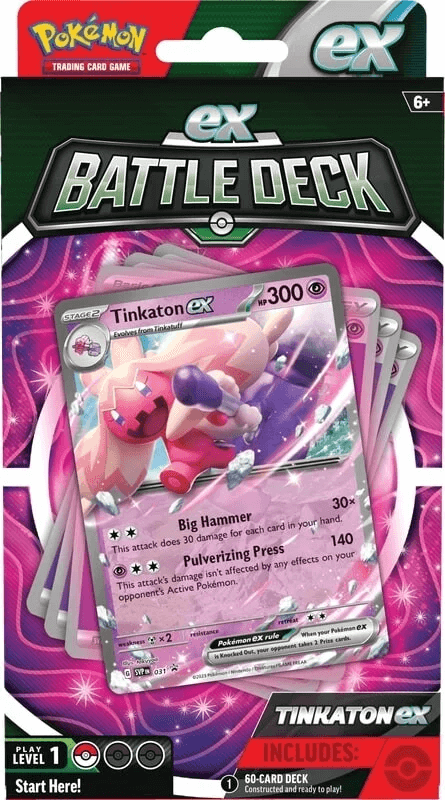 Pokémon TCG Tinkaton ex / Chien-Pao ex Battle Deck (Aleatório) 1 Und.