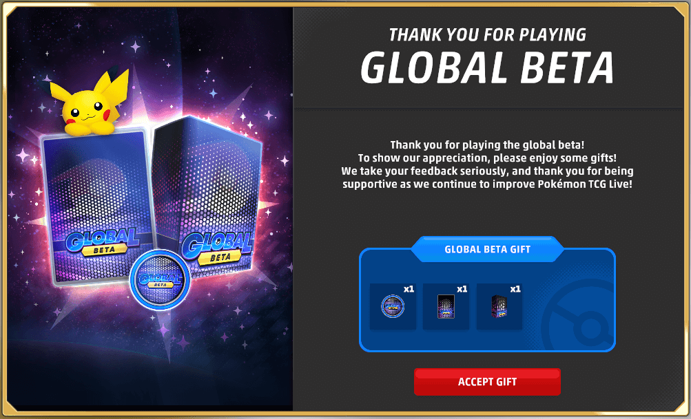 A ‘Thank You’ Reward Is Being Given To Players For Playing The Global ...